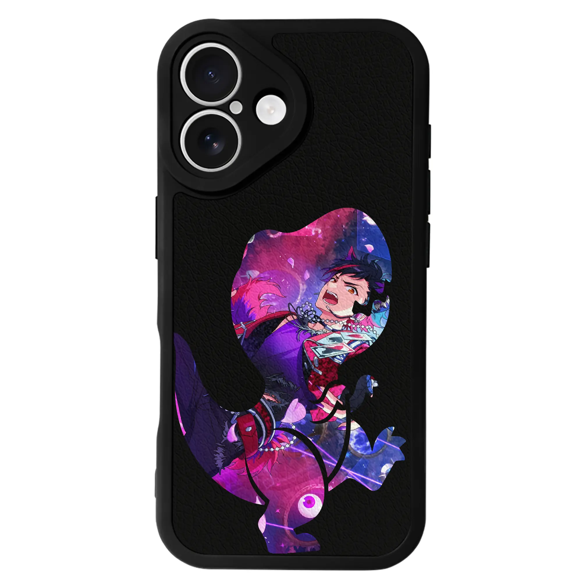 あんさん ぶる グッズ 流星隊 南雲鉄虎 - IPhone 16シリーズ対応 ・ シリコンスマホケース ・ レザー調 ・ 高精度フィット ・ 耐衝撃 ・ ワイヤレス充電対応 ・ 精密カット